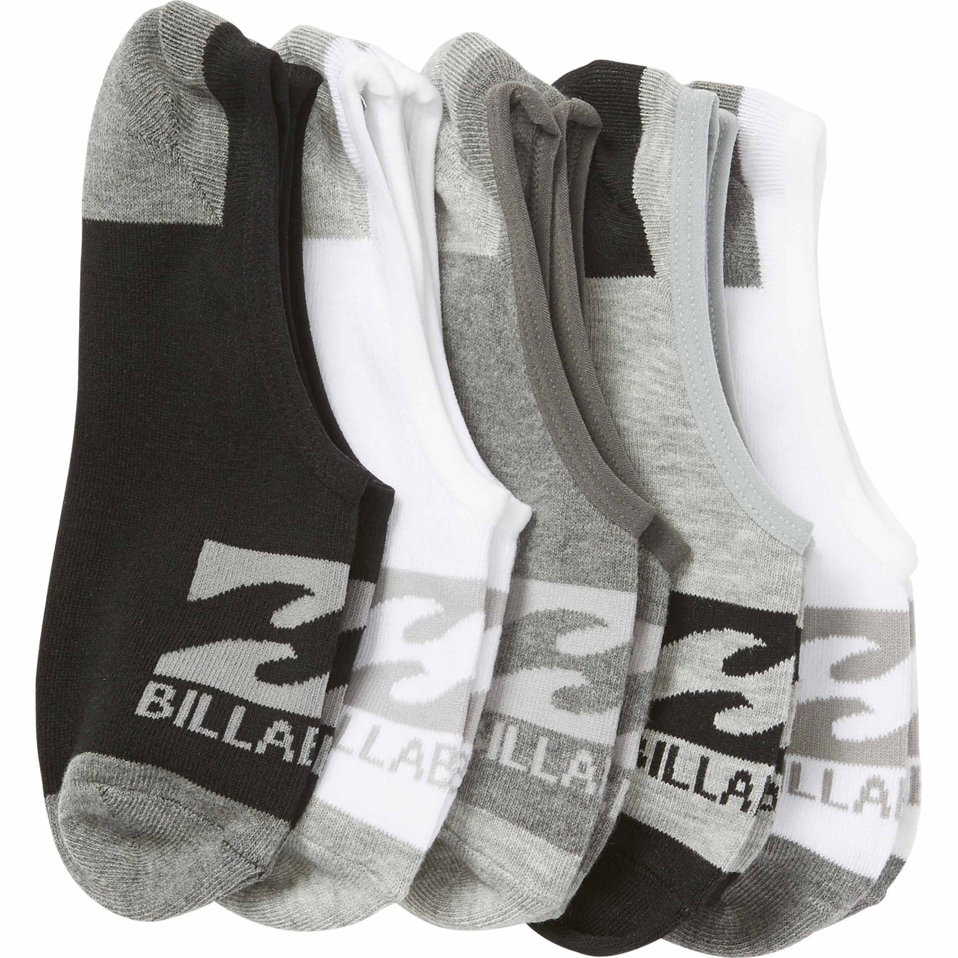 Billabong Invisible 5 Pack Socks - AST Socks