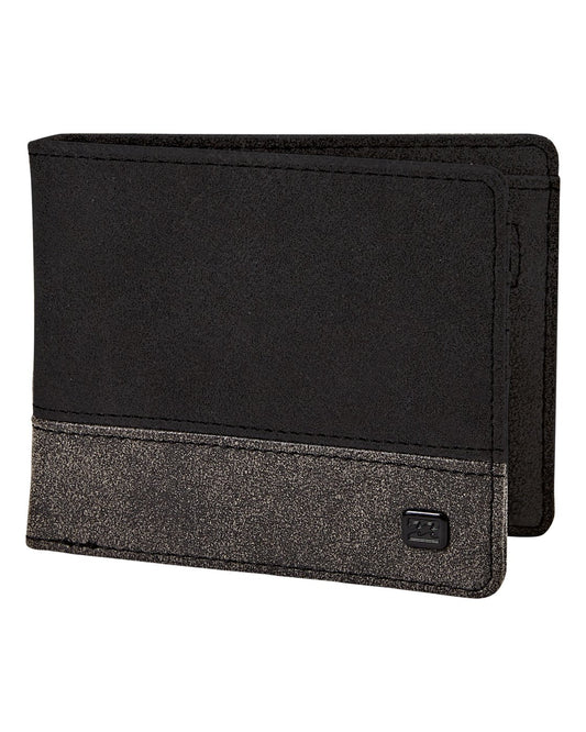 Billabong Dimension Bifold Wallet - Mud / Black wallet Black