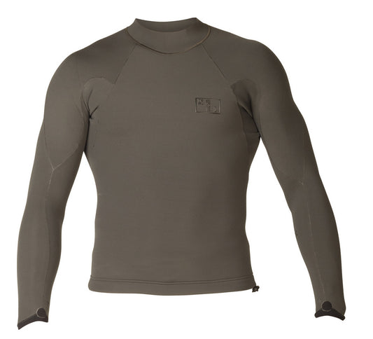 XCEL MEN'S DRYLOCK 2MM L/S 2018 - Charcoal Wetsuit