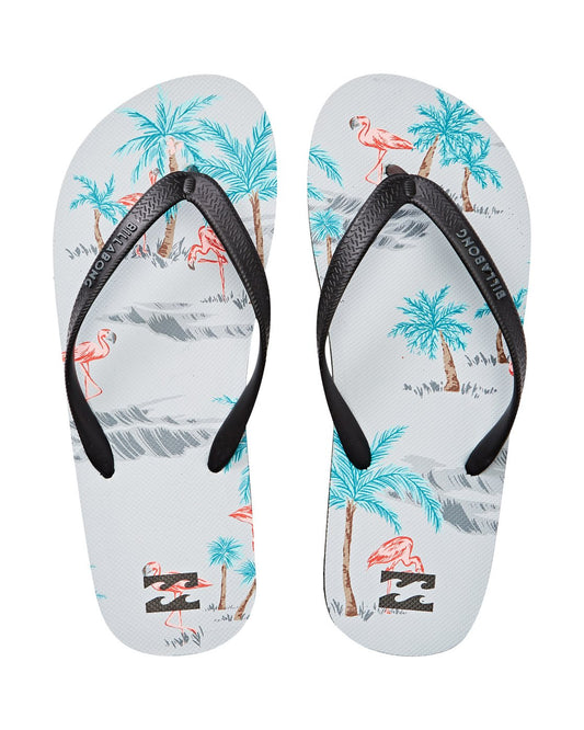 Billabong Tides Mens Sandals - Gry Flamingo Mens Footwear