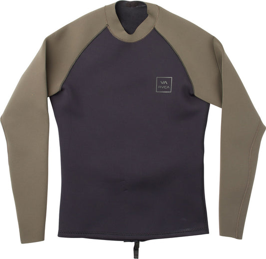 RVCA LS Back Zip Wetsuit Jacket Wetsuit Top