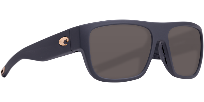 Costa Del Mar Sampan Matte Black Ultra Gray 580G Lense Polarised Sunglasses Sunglasses