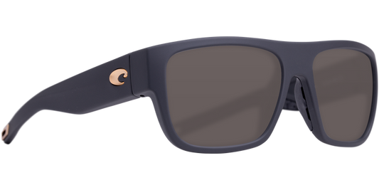 Costa Del Mar Sampan Matte Black Ultra Gray 580G Lense Polarised Sunglasses Sunglasses