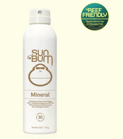 Sun Bum Mineral SPF 30 Spray 6 oz Sunscreen