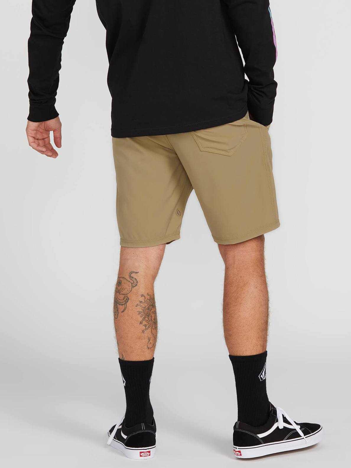 Volcom Misunderstoned 19" Mens Hybrid Shorts - Khaki Mens Shorts