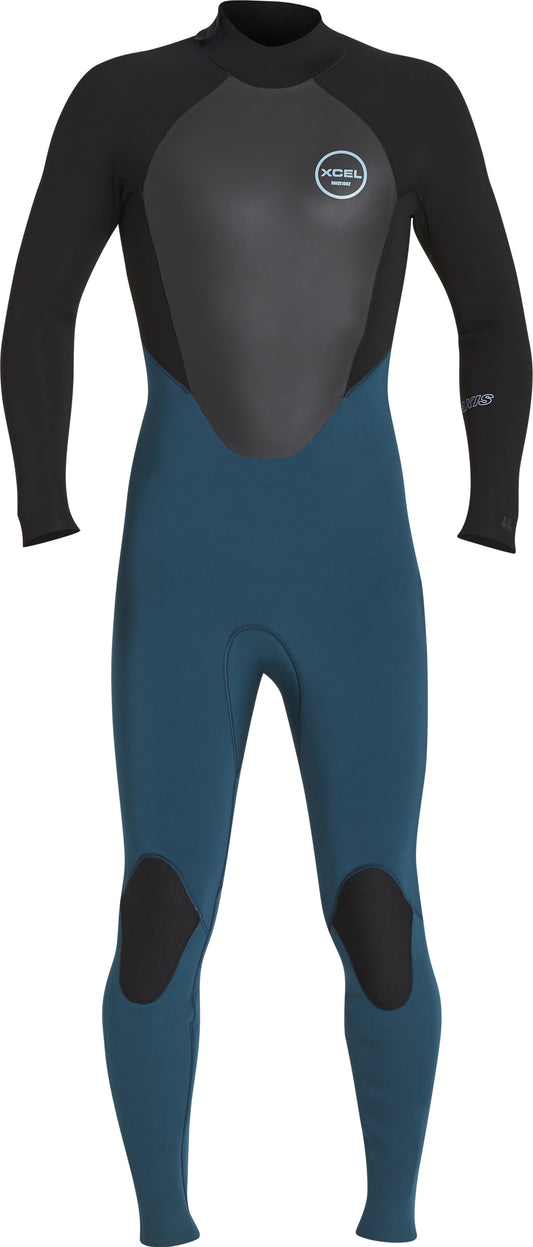 Xcel Axis 3/2 Backzip Fullsuit FA17 - Spruce Black Wetsuit