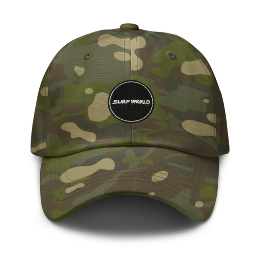 Surf World Custom Multicam dad hat Default Title