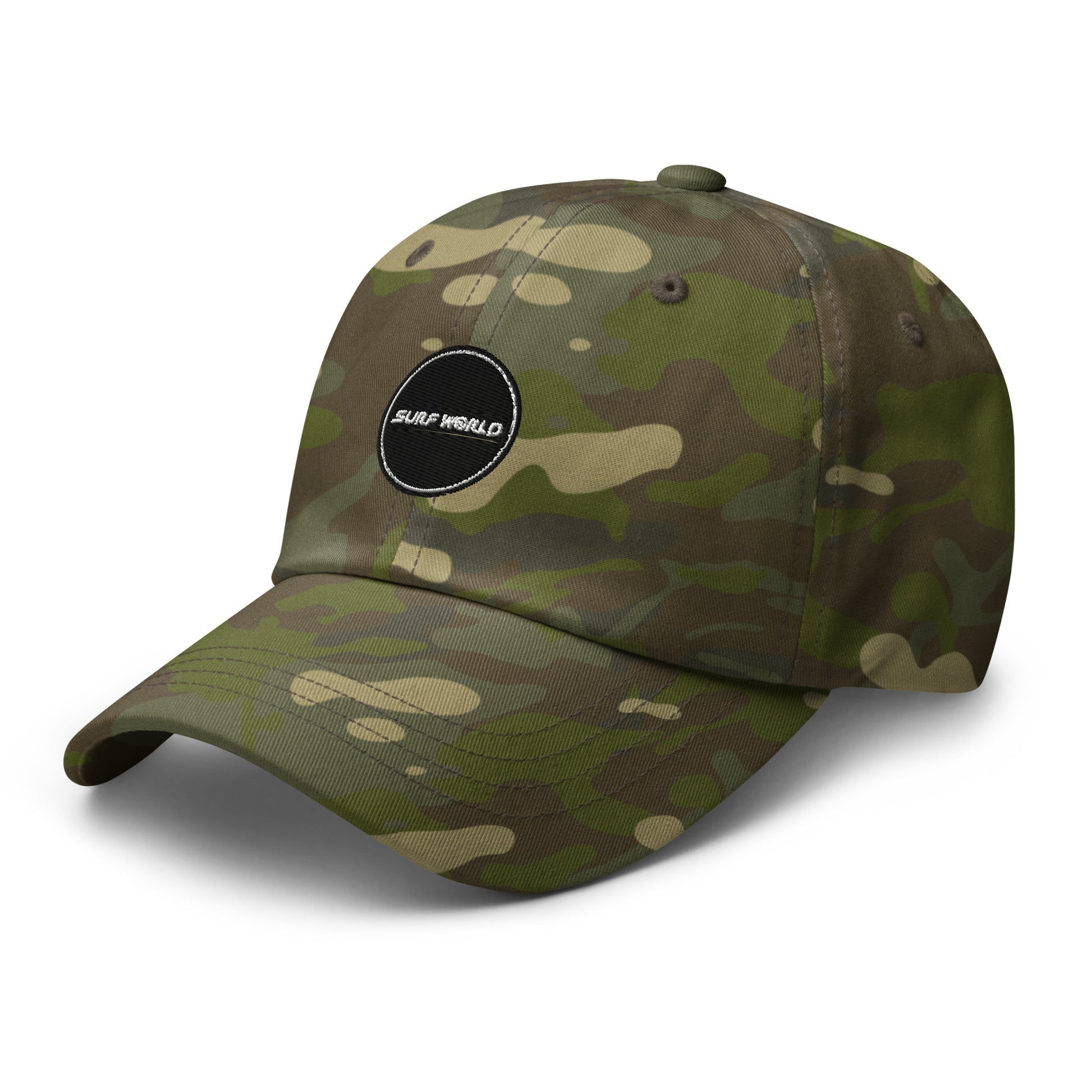 Surf World Custom Multicam dad hat