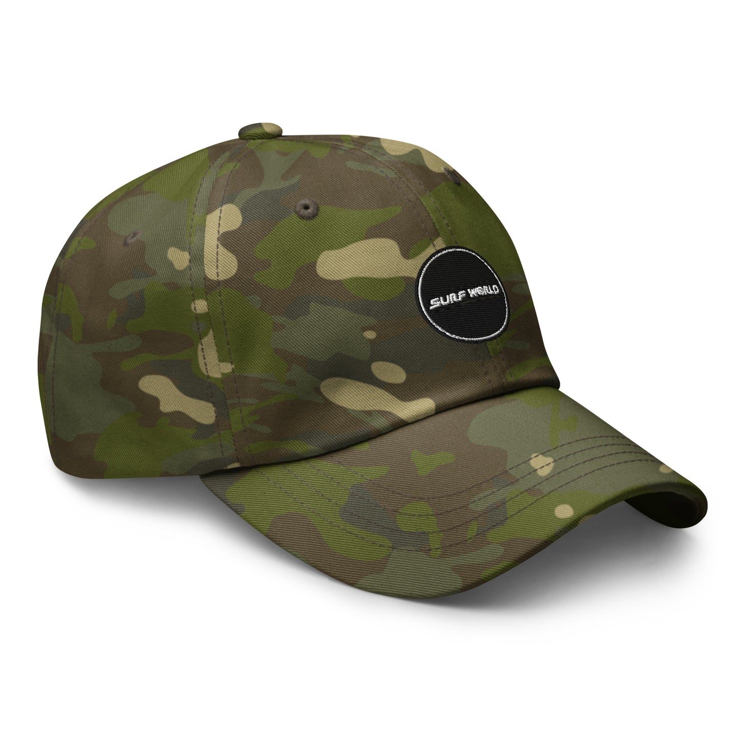 Surf World Custom Multicam dad hat