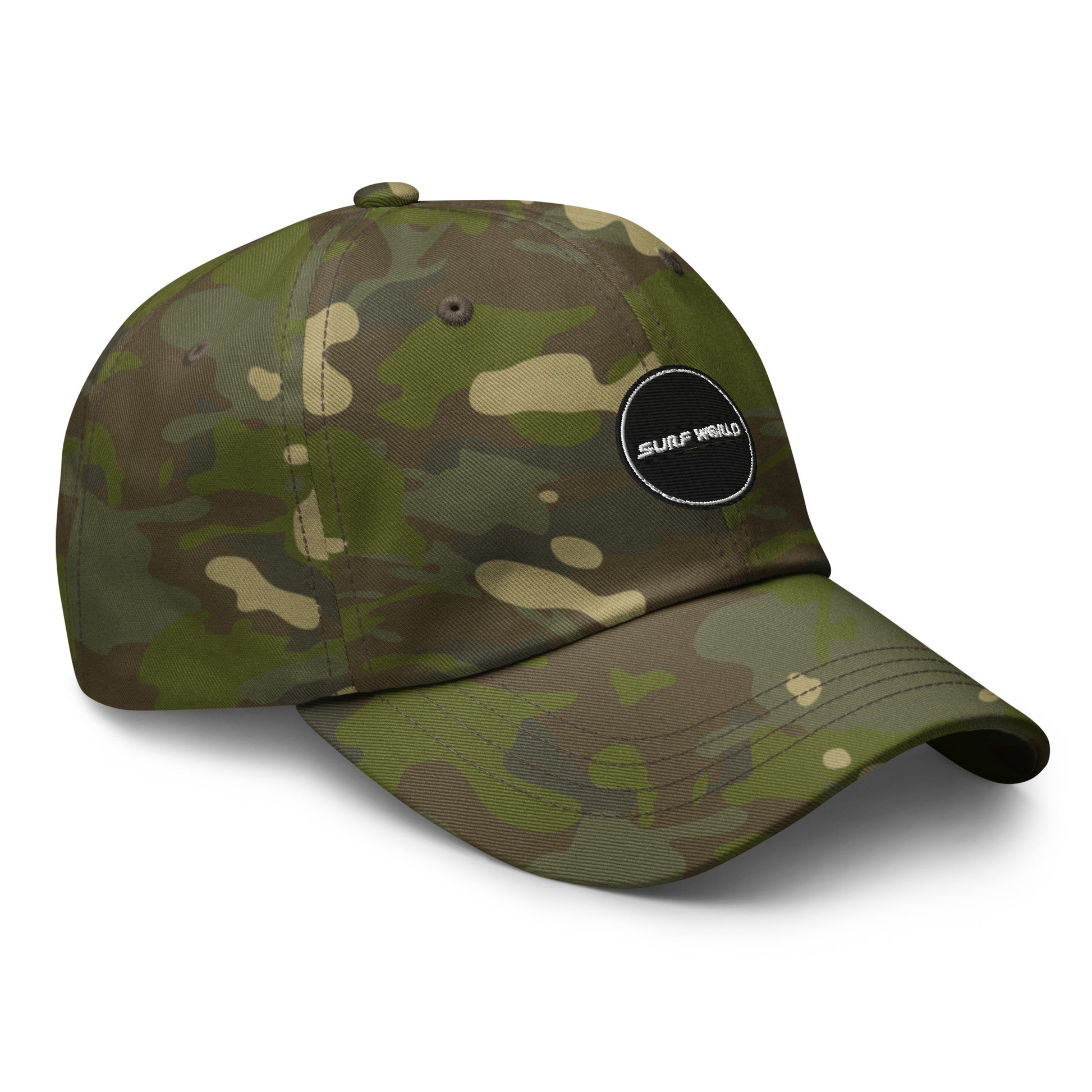 Surf World Custom Multicam dad hat