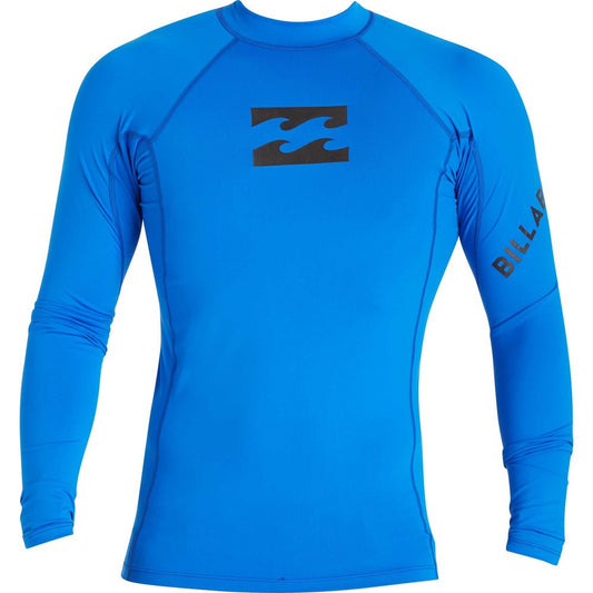 Billabong Team Wave LS Royal Blue Mens Rashguard MWLYETWLROY Rashguard