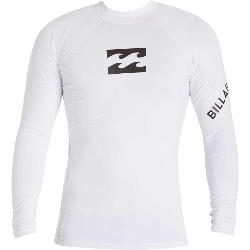 Billabong Team Wave LS Mens White Rashguard Rashguard