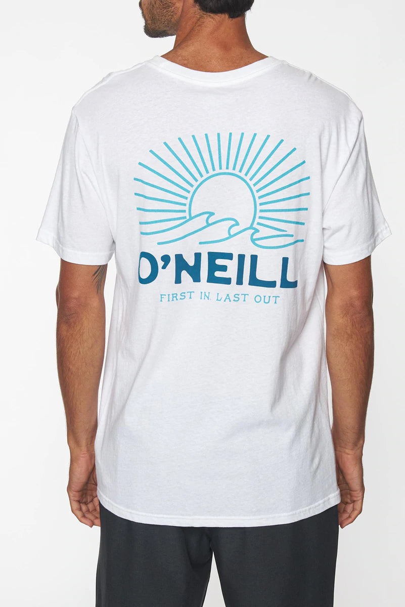 Oneill New Day SS Tee Shirt - White Mens T Shirt