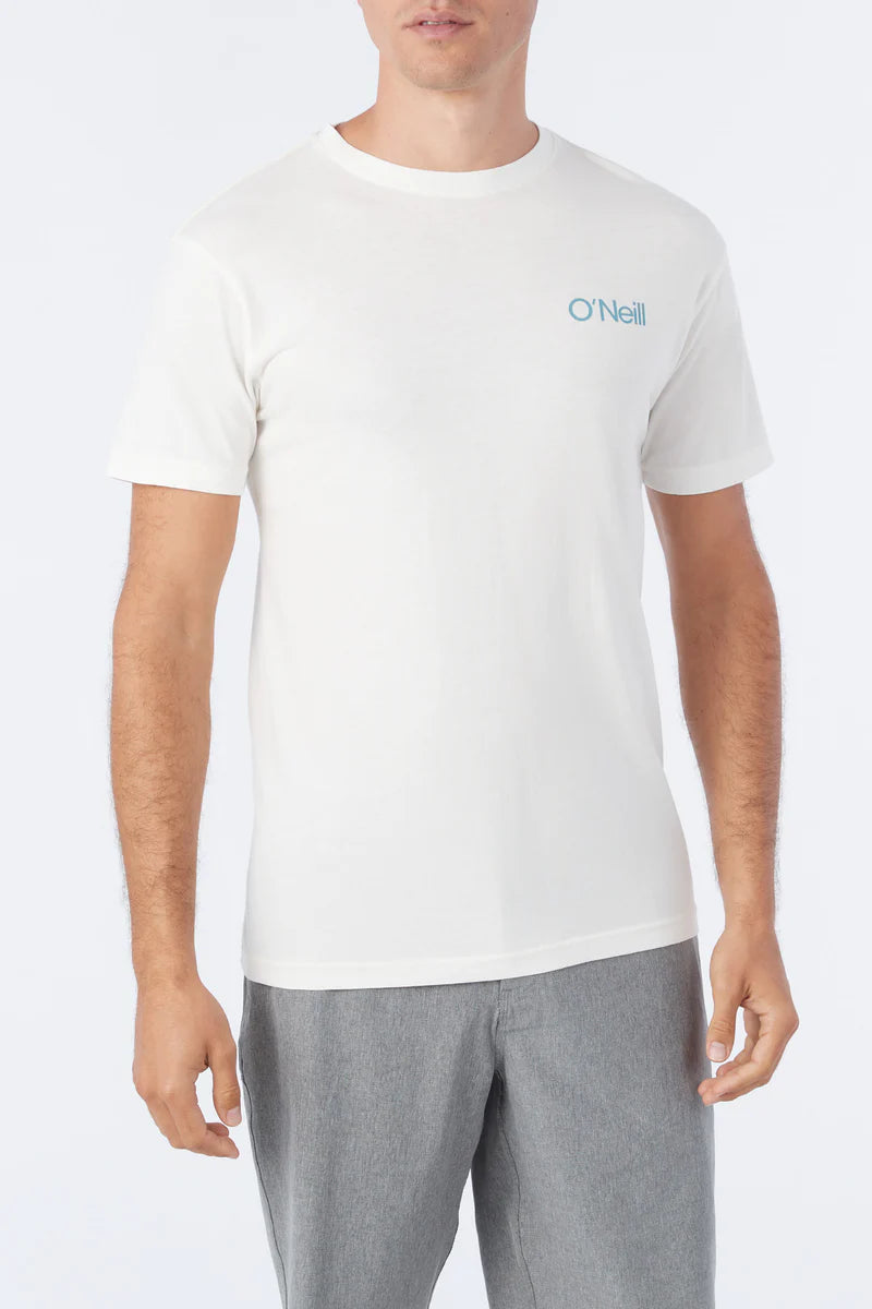 O'Neill OG Aloha Hour Men's Tee - White Mens T Shirt