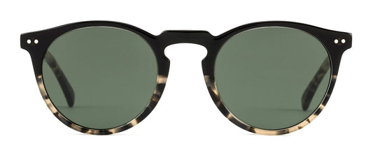 Otis Omar Mineral Glass Sunglasses - Black Tortoise Grey Polarized Sunglasses