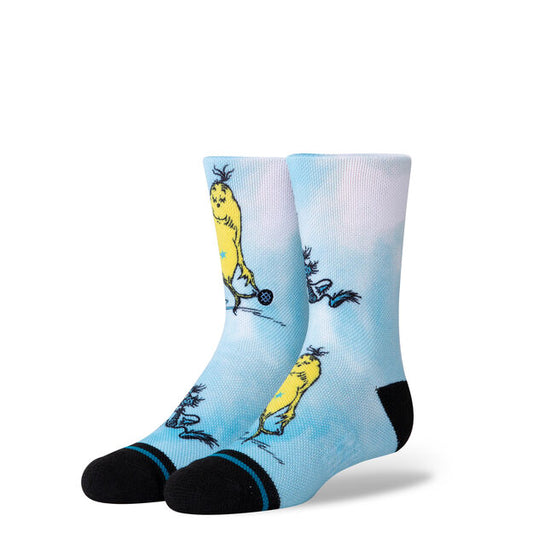 Stance Dr Seuss One Fish Kids Socks - Light Blue Kids socks