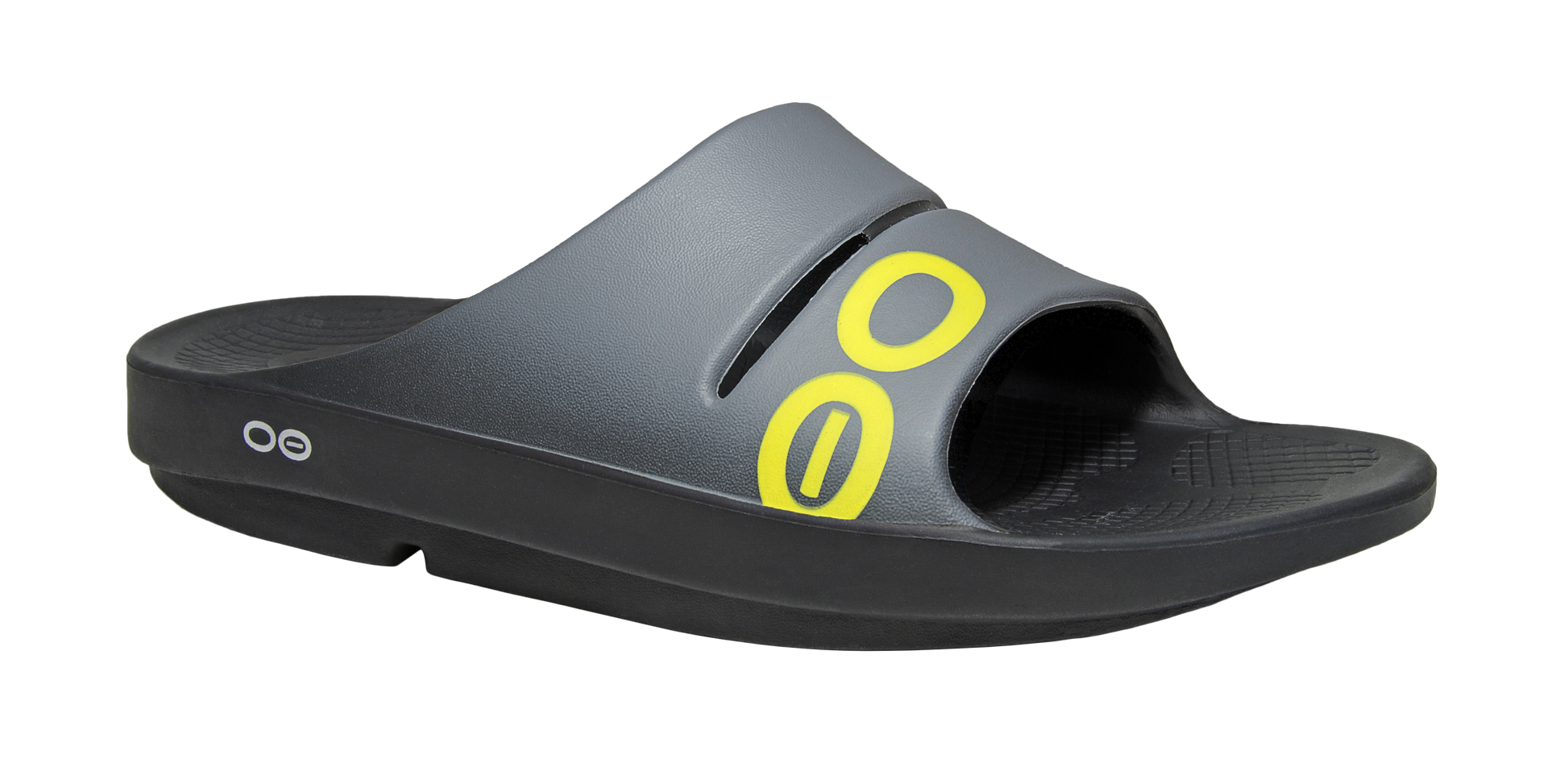 Oofos Ooah Sport Slide Mens Sandals - Grey Mens Footwear