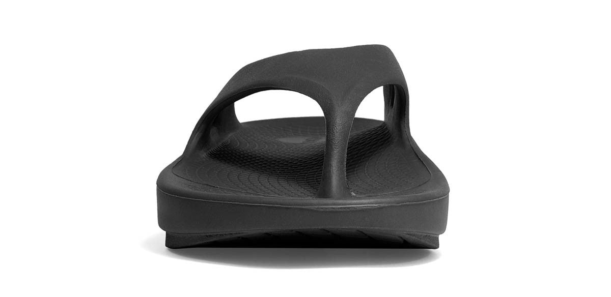 Oofos Original Mens Comfort Recovery Sandals - Black Mens Footwear