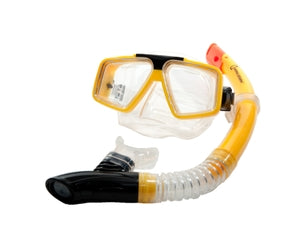 National Geographic Tunny 4 Snorkeling Mask and Snorkel Set snorkel Yellow