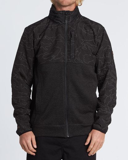 Billabong Boundary Zip Mens Jacket - Phantom Jacket