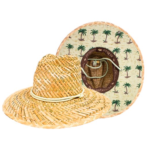 Peter Grimm Straw Lifeguard Hat - Assorted Lifeguard Hat Pipe - Natural