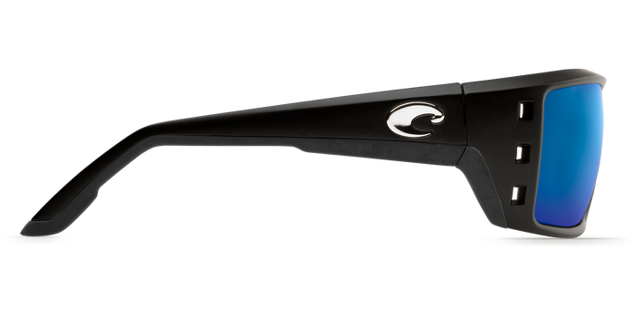 Costa Permit Blackout Blue Mirror 580G Glass Lens Polarized Sunglasses Sunglasses