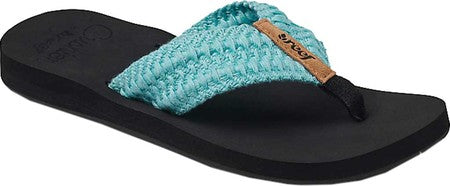 Reef Cushion Threads Women's Sandals - Aqua Womens Footwear