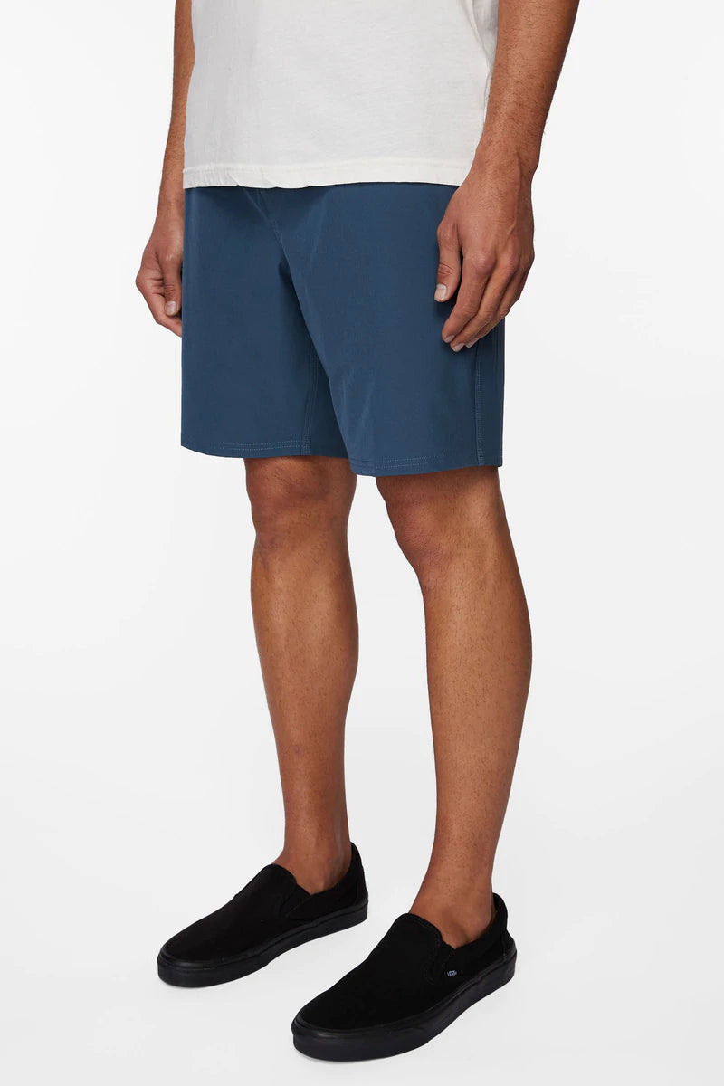 Oneill Reserve Elastic Waist Hybrid 18" Shorts - Blue 3 Mens Shorts