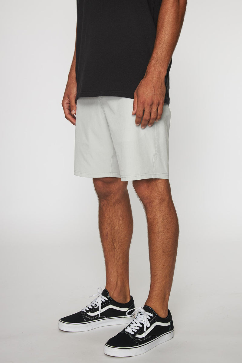 O'neill Reserve Heather 19" Hybrid Shorts - Fog Mens Shorts