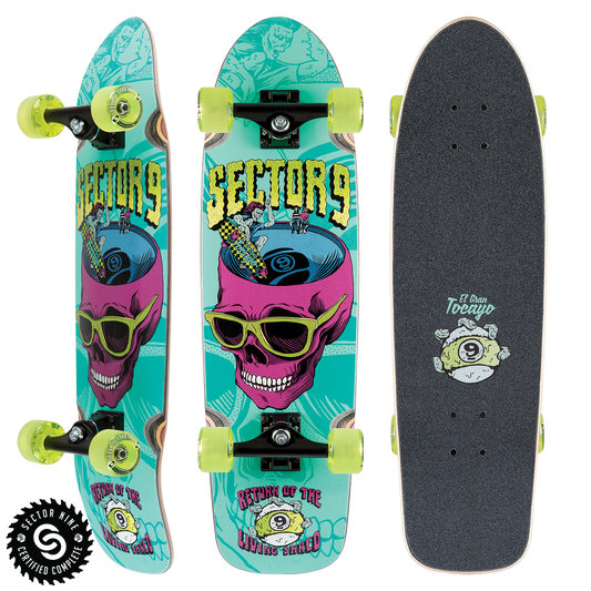 Sector 9 Return Of Shred 30.5" Complete Skateboard Longboard Complete