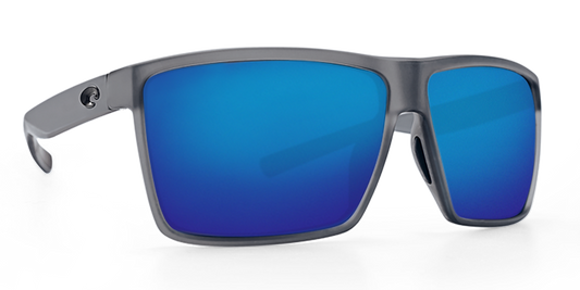 Costa Rincon Smoke Crystal Blue Mirror Poly Polarized 580P Sunglasses Sunglasses