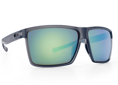 Costa Rincon Smoke Crystal Ocearch Edition Green Mirror Glass Polarized 580G Sunglasses Sunglasses