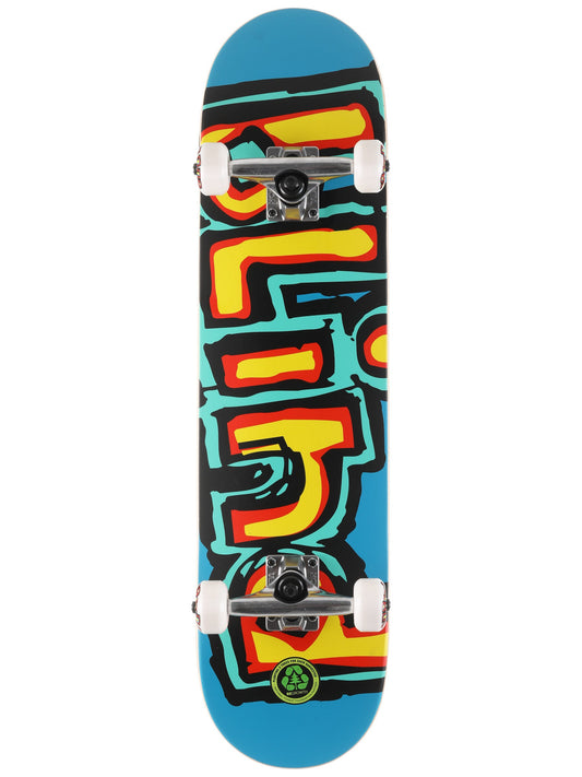 Blind Matte OG Logo Complete - Bright Red/Teal Complete Skateboard