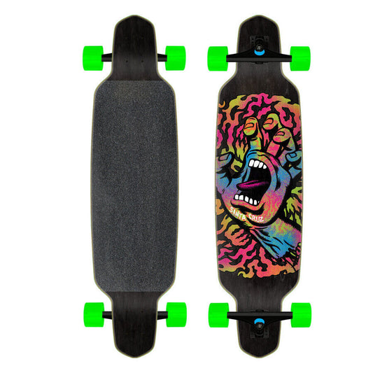 Santa Cruz Screaming Hand Obscure Skateboard Drop Deck 9.5" x 37.5" Skateboard