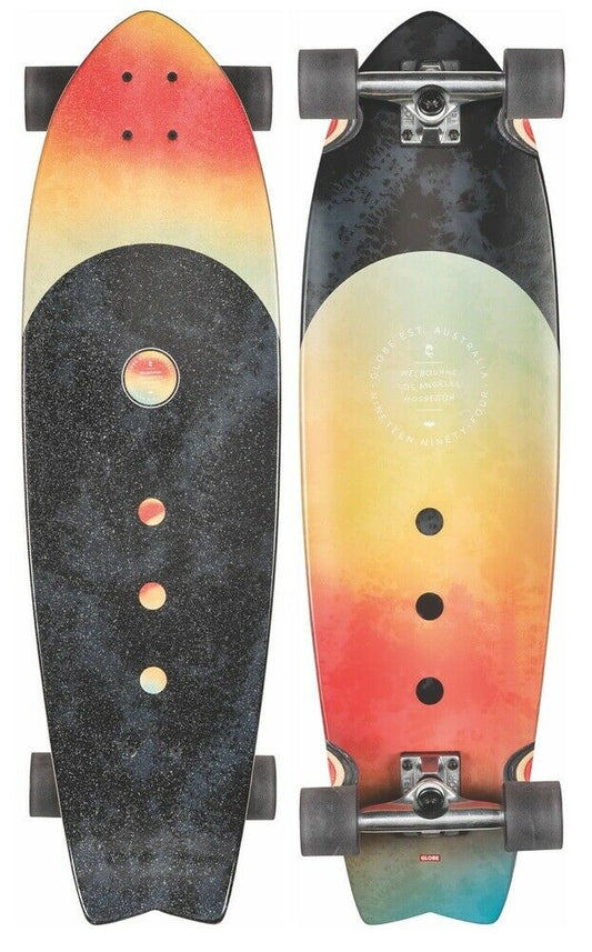 Globe Cruiser Skateboard Complete Chromantic Uluwatu 33" Longboard Complete