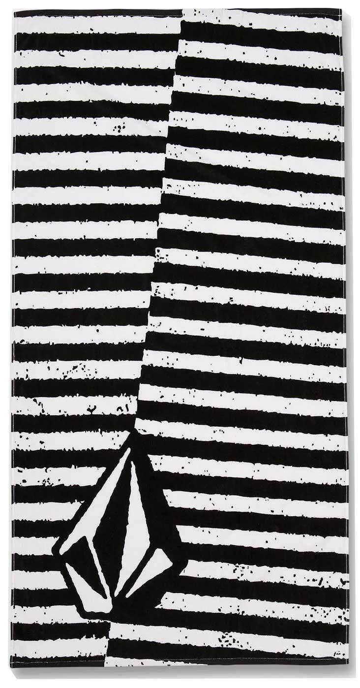 Volcom Juxtpose Towel Towel Black White