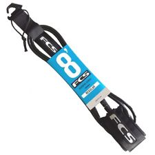 FCS 8' Regular Surf Leash Black 199950006F surf leash