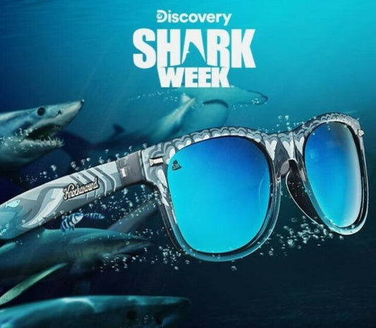 Knockaround Fort Knocks Sunglasses - 2019 Shark Week Limited Edition Sunglasses