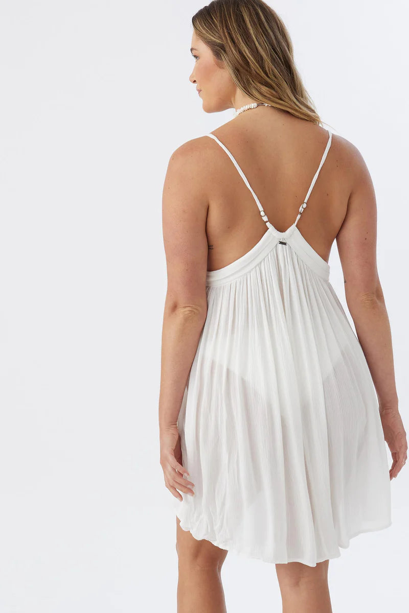 Oneill Saltwater Solids Tank Dress - White Dress