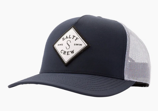 Salty Crew Boys Sealine Retro Trucker Boys Hat Navy White