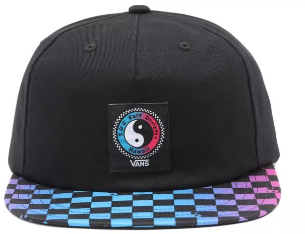 Vans x T&C Shallow Unstructured Hat - Town & Country - Gradient Checkerboard Hats