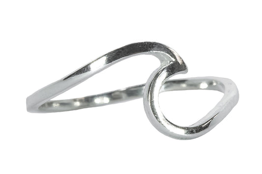 Pura Vida Silver Wave Ring - Silver Jewelry