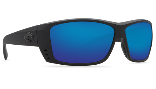 Costa Cat Cay Blackout Blue Mirror 580G Polarized Sunglasses Sunglasses