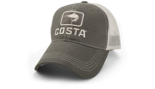 Costa Marlin Trucker XL Hat Moss/Stone HA16M Mens Hat