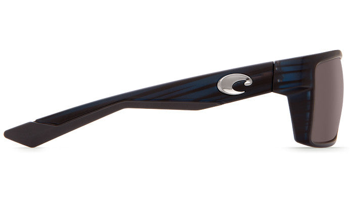 Costa Del Mar MOTU Matte Black Teak Gray 580P Lens Polarized Sunglasses MTU111OGP Sunglasses