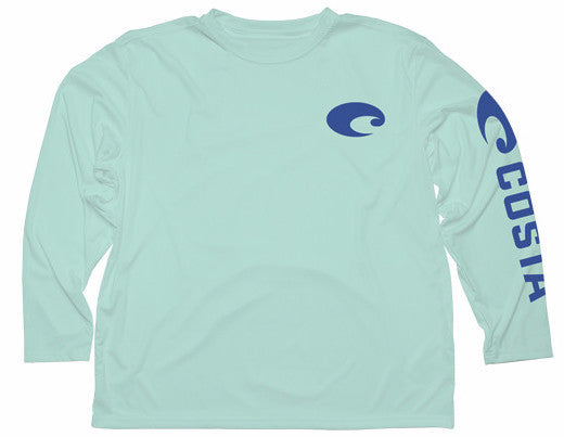 Costa Techcore Technical Costa Core Shirt. UV Protection Factor 50+ - Mint Rashguard Sun Protection
