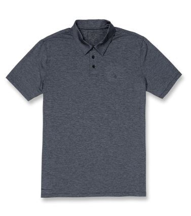 Volcom Hazard Pro Polo - Slate Blue Mens Shirt