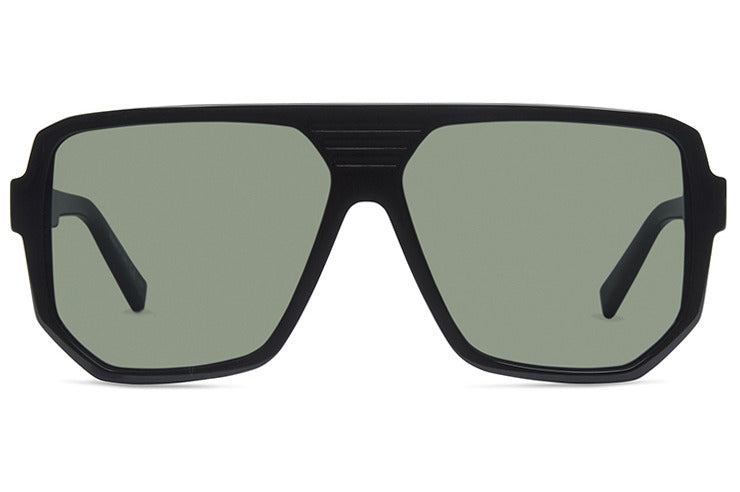 Vonzipper Roller Sunglasses - Black Gloss Vintage Grey Sunglasses