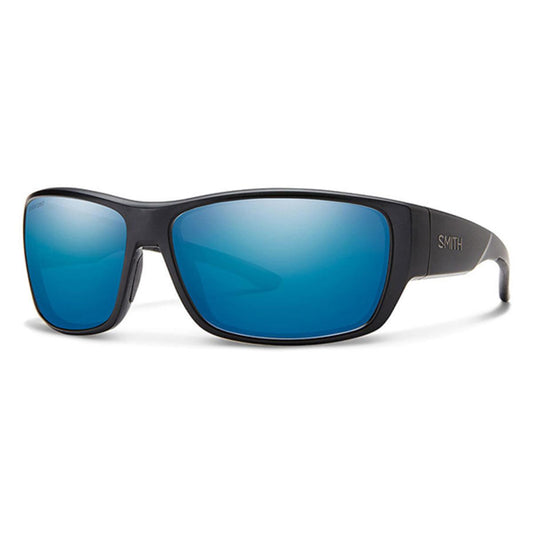Smith Forge Matte Black Blue Mirror Carbonic Polarized Lens Sunglasses Sunglasses