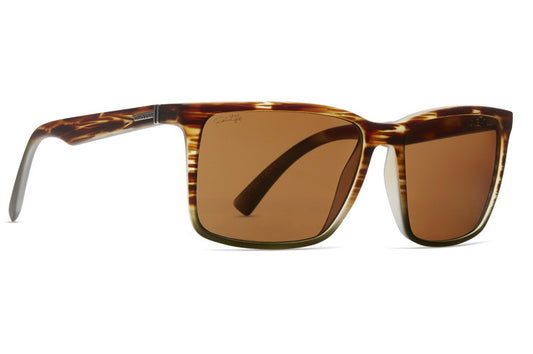 Vonzipper Lesmore WildLife Polarized Sunglasses - Marshland Fade Satin Bronze Sunglasses